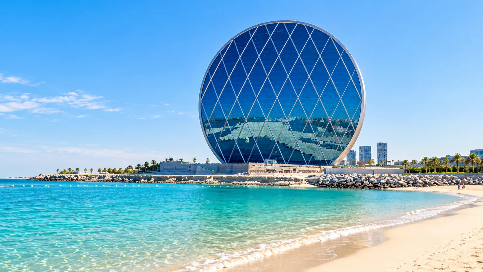 Al Raha Beach waterfront in Abu Dhabi