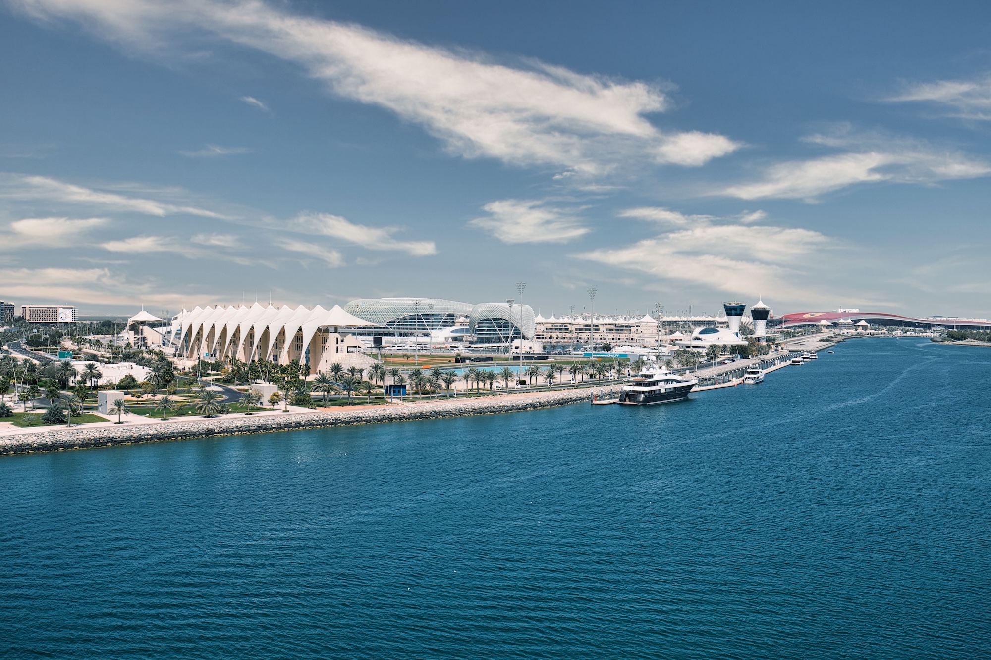 Waterfront view on Yas Island, Abu Dhabi